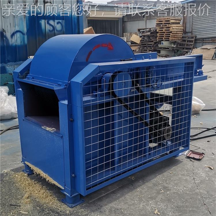 碎布边废开松机NC-80 钉地毯角料开花机 板型牛仔料裤开松机
