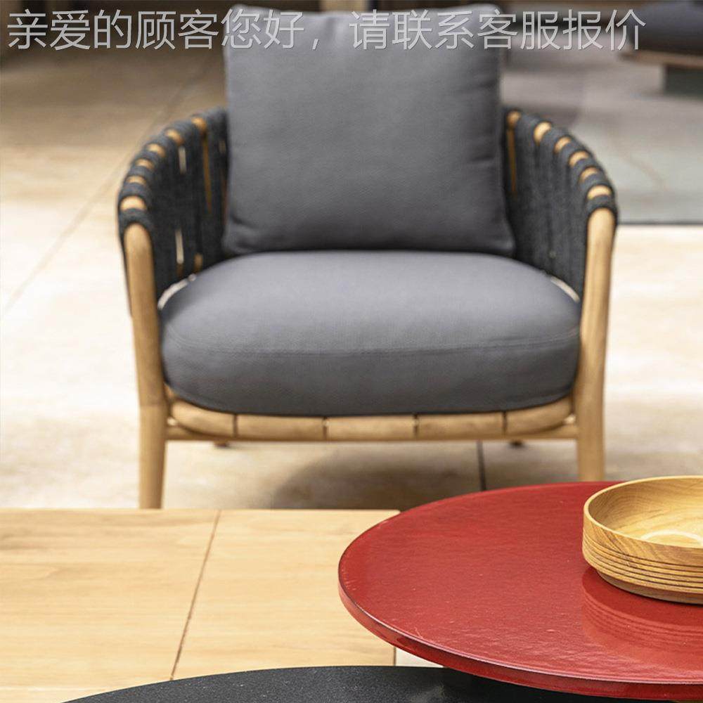 北欧户外沙柚编木庭院藤茶几组合阳墅台露天别花发园藤椅2防水家,住宅家具,户外沙发,淘宝优惠券,粉丝福利购,淘宝优惠卷