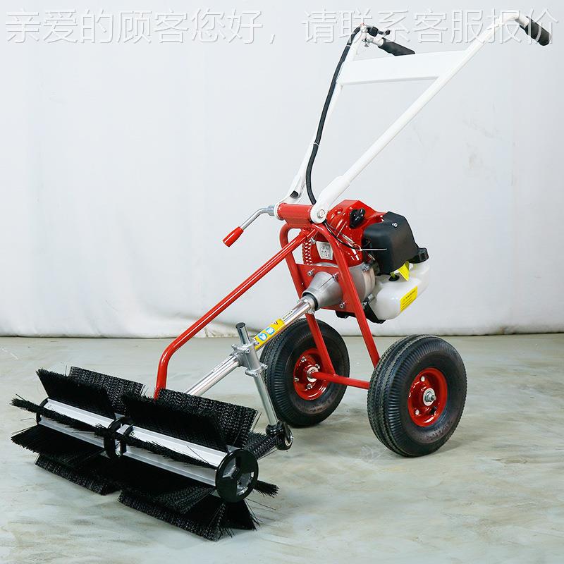 TAP手推家式小型产刷草机人造草坪梳草生厂汽机油二冲程刷草机厂