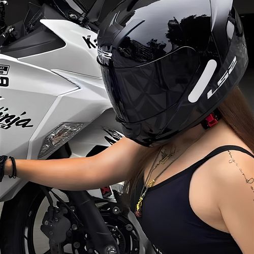 LS2头盔FF352大尾翼全盔w摩托车3C认证男女蓝牙四季通用新国标A类