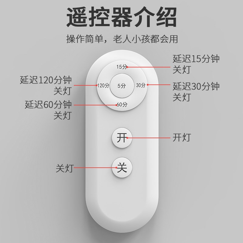直插式插座灯带插k头遥控开关超亮卧室节能照明插电小夜灯led灯泡
