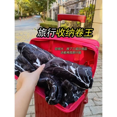 收纳挂袋行李箱可折叠置物包悬挂衣物书本杂物大S容量分层旅行神