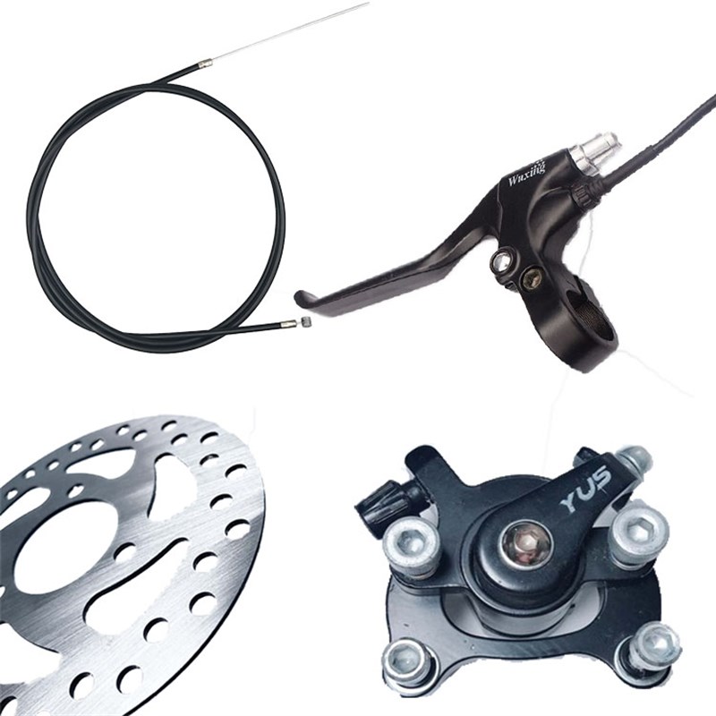 电动滑板车改装配件碟刹电机120mm1H40碟刹片刹把线51安装孔距