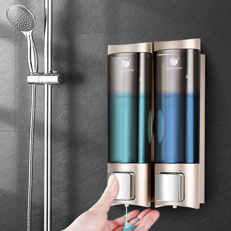 宾馆酒店皂液器洗手液机瓶子手动按压壁挂式家用沐浴露洗发水盒子,家装主材,皂液器,淘宝优惠券,粉丝福利购,淘宝优惠卷