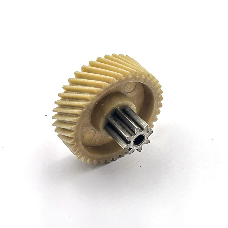盆景碎纸机c齿轮 盆景9905A/519碎纸机斜齿齿轮配件 上8下38齿