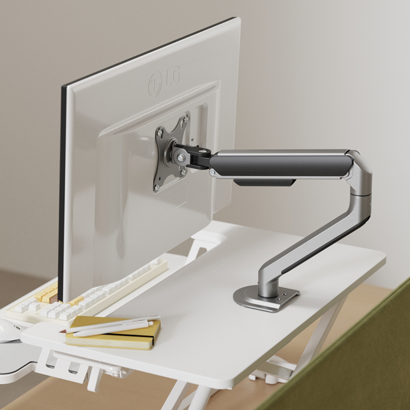 brateck北弧升降台站立式升降桌笔记本电脑办公折叠增高支架D460