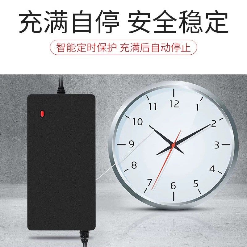 适用台铃电动车锂电池充电器48V2A代驾车54.6V锂离子电瓶电车原装