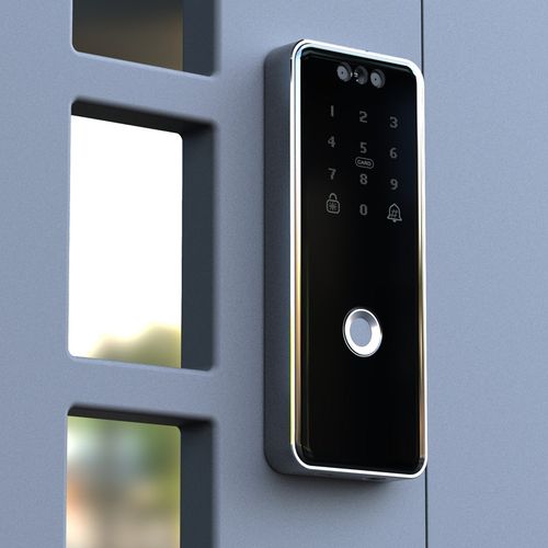 涂鸦双面指纹电子遥控通通锁东南马来西亚人脸识别铁栏门智能锁