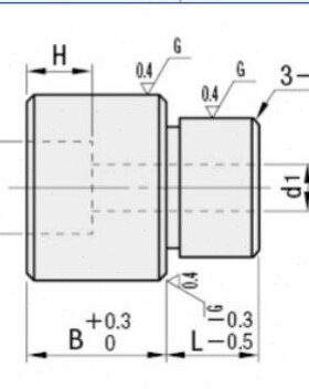 定位销-大头销台阶销 嵌入型JPMA-CJPMA-SJPMA-GJPMA