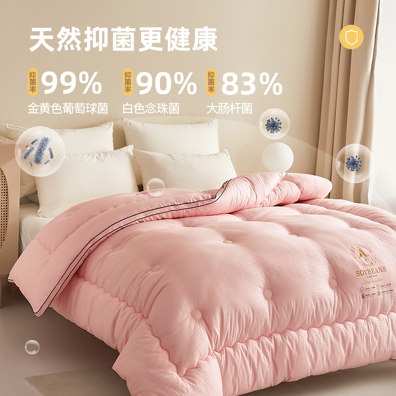 大豆纤维被子被芯加厚保暖冬被四季通用春秋棉被褥太空被单人宿舍