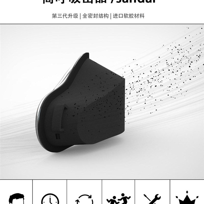 鼻子防尘罩鼻罩鼻用空气过滤器阻隔尘螨毛猫屑防花粉过敏面罩口罩