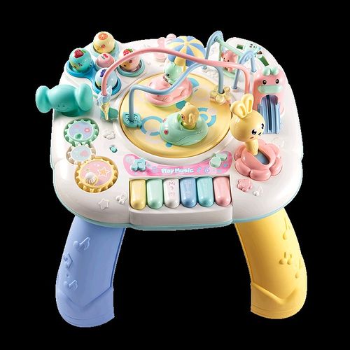 儿童益智早教游戏桌宝宝忙碌板多功能学习桌子婴儿玩具一1岁6个月