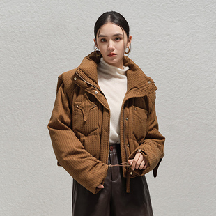 立体感截短式 冬季 商场同款 鸭绒服N1010B44985 时菲菲