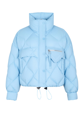 【时菲菲】商场同款新品菱形格泡芙感白鸭羽绒服N1011A34807