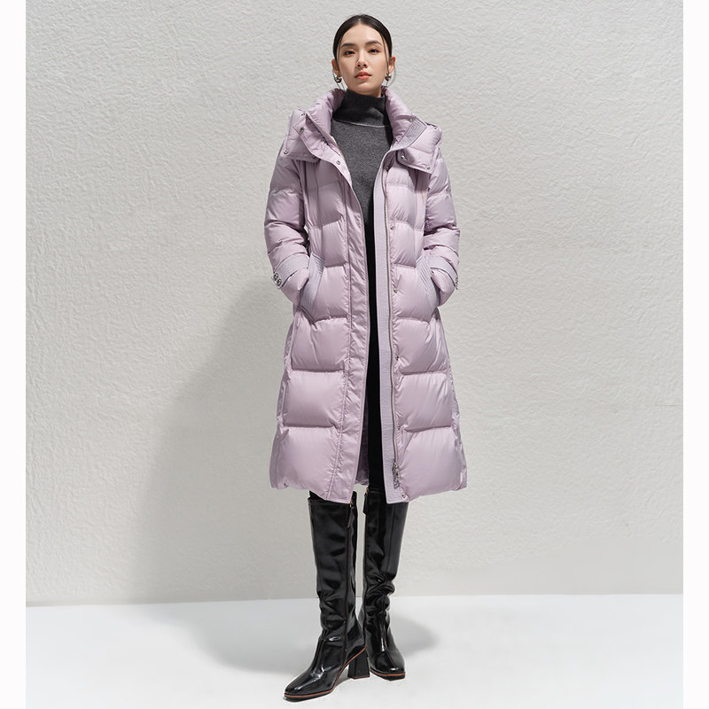 【添添kindiy】商场同款初恋女王长款长款鹅绒服N0911A44902