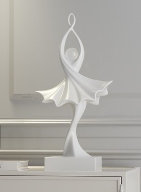 意式极简舞者艺术摆件高级感抽象A人物雕塑客厅酒柜书房家居装饰