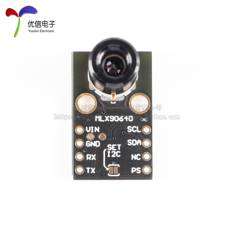 MLX90640BAA/B 32*24 红外测温点阵传K感器模块 红外成像/IR热像