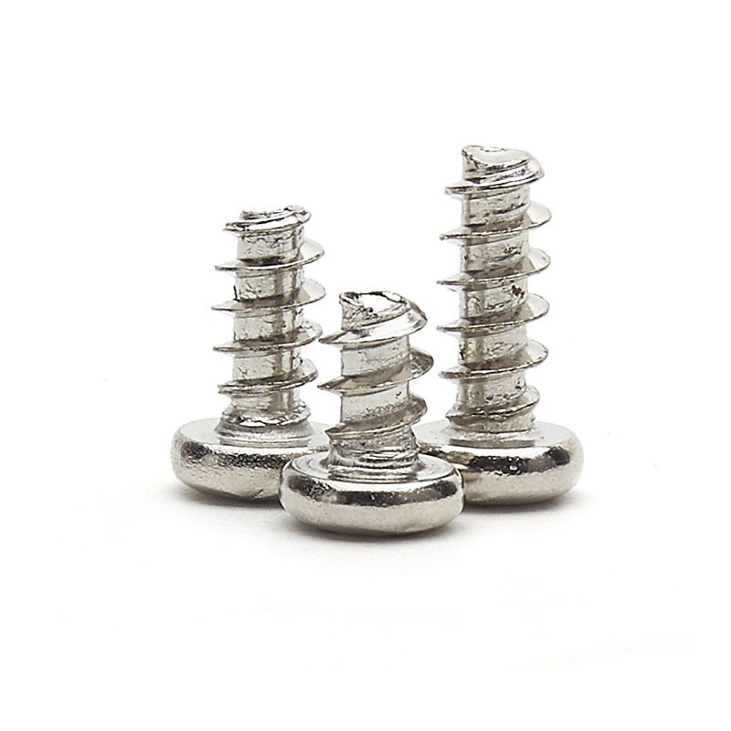 PB镀镍盘头十字微型电子小螺钉 圆头平尾自攻螺丝 LM1/M2/M3/M4/M