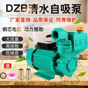 自吸泵家用220V小型静音大吸力增压泵高扬程深井水泵清水泵抽水泵