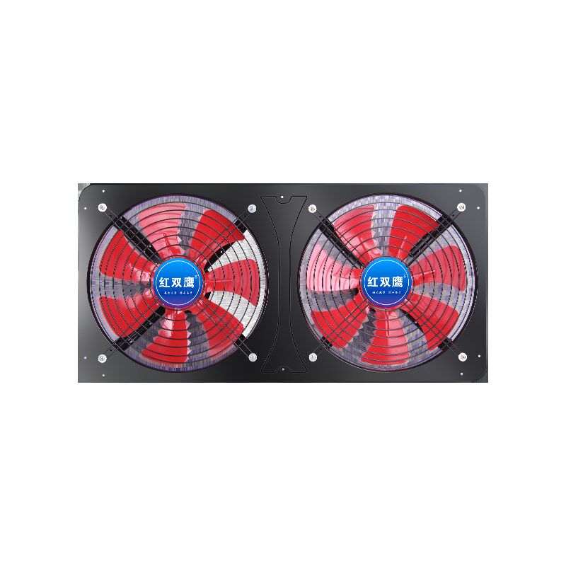 双排排气扇双向抽风机厨房排风扇家用换气扇窗式抽油烟机强力风扇