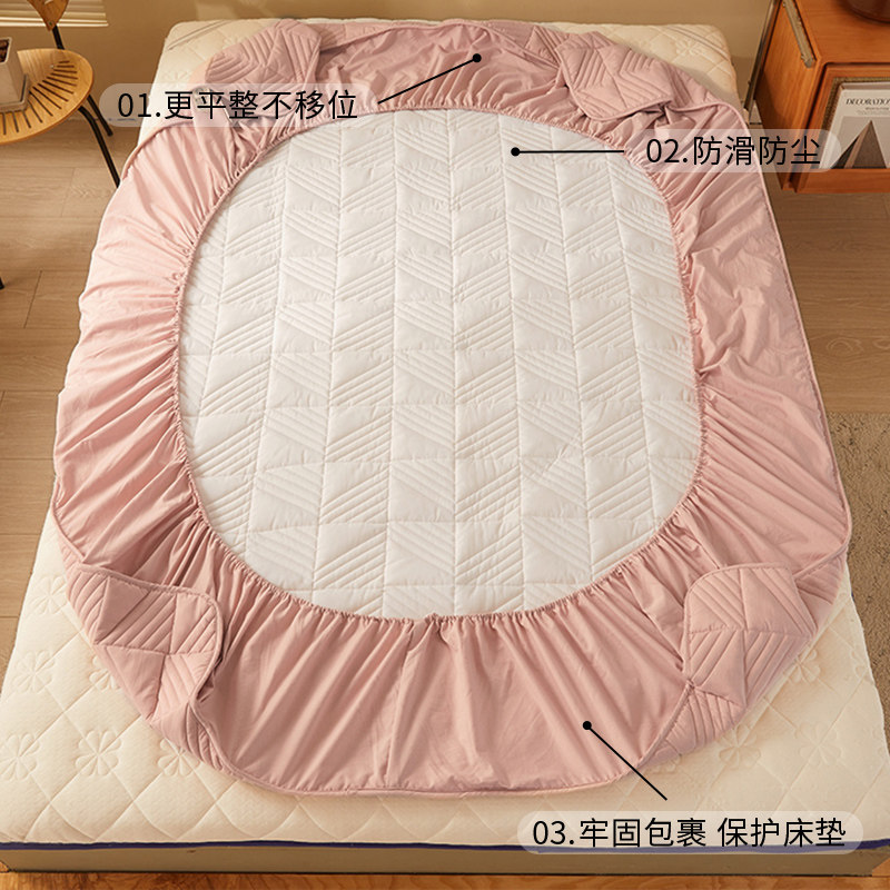 A类大豆纤维夹棉床笠单件加厚全包床罩床垫保护罩防尘床单套防滑,床上用品,钥匙扣,淘宝优惠券,粉丝福利购,淘宝优惠卷