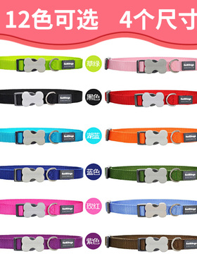 Reddingo狗狗项圈 瑞鼎狗 泰迪金毛比熊萨摩小中大型犬 宠物狗脖