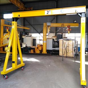 FT2 便携手推小型龙门架 02龙门架厂绞盘高度可调节升降式