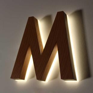 发光字定做门头招牌定制牌匾广告字不锈钢灯箱金属字体背广告牌