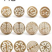 香篆工具香模香道打香拓用品香具入门纯黄铜香印香炉打香篆用具