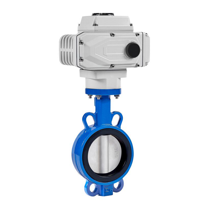 电动蝶阀D971X-16电动对夹式蝶阀高温防爆D40 50 65 80 100