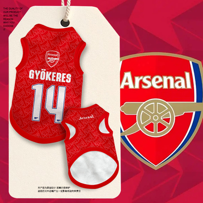 25-26赛季阿森纳队球迷宠物背心