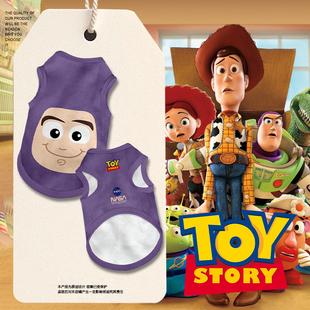 玩具总动员联名NASA表情宠物背心狗狗猫咪衣服大中小型防掉毛泰迪