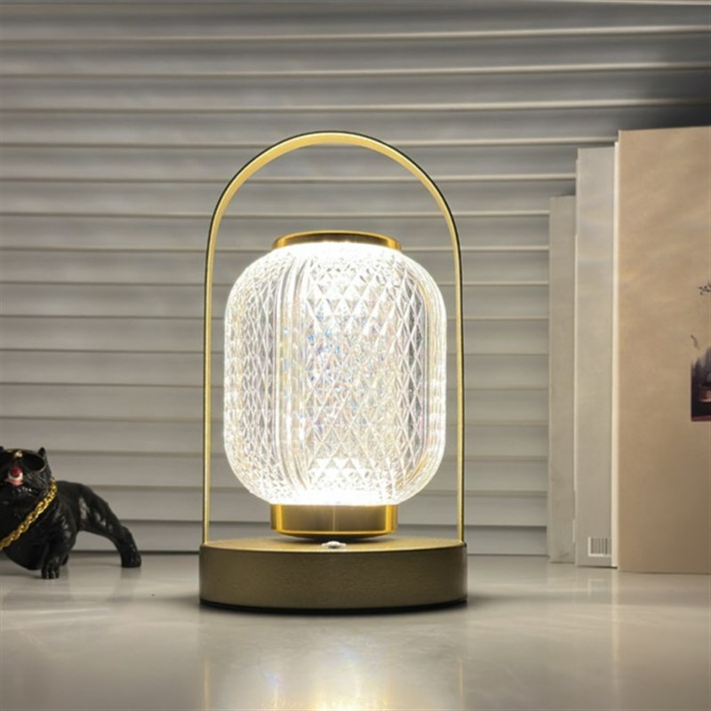 创意手提充电露营户外氛围灯装饰小台灯卧K室触摸开关小夜灯床头