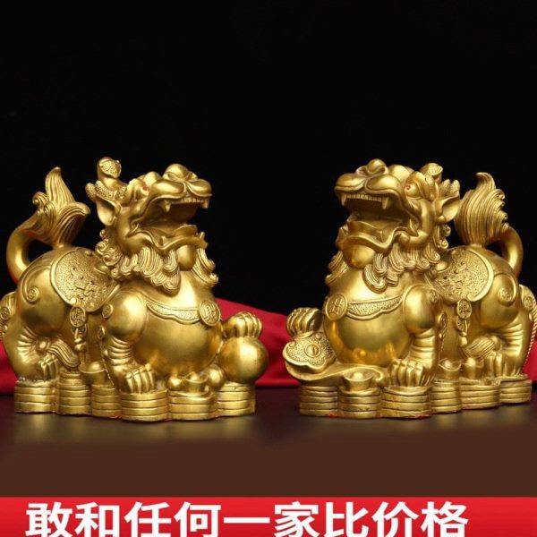 铜貔貅摆件公室桌摆设貔恘公母一对皮丘店铺聚盆客厅家居装饰,饰品/流行首饰/时尚饰品新,摆件,淘宝优惠券,粉丝福利购,淘宝优惠卷