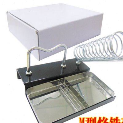 圆型铸铁烙铁架 单用方形烙铁架 电烙铁座 金属锡丝架