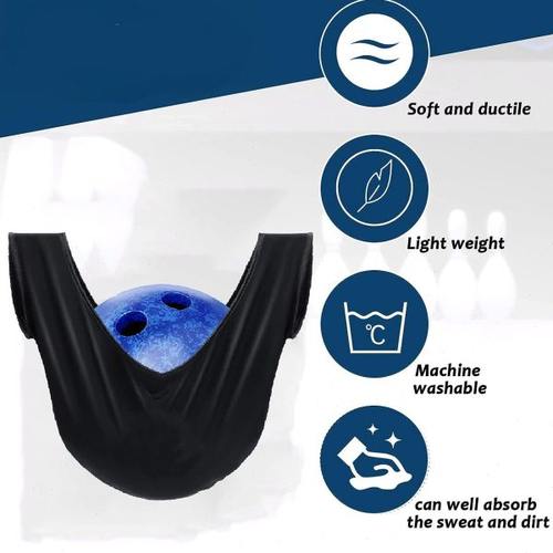 保龄球清洁袋超细纤维保龄球清洁器可清洗保龄球固定袋