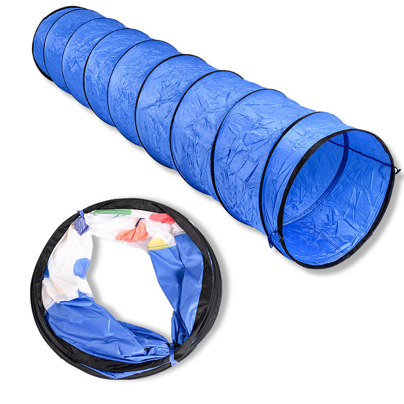 儿童阳光隧道爬行筒感统训练器材宝宝室内玩具彩虹毛毛虫钻洞帐篷