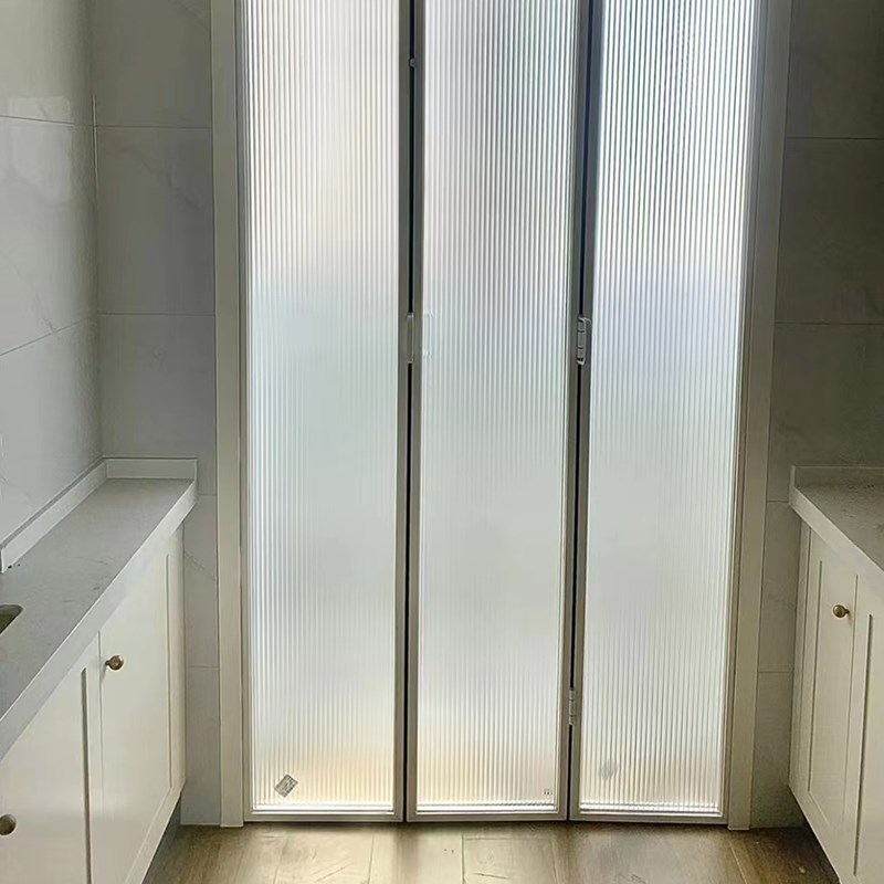 天津厨房折叠门开放式客厅阳台卫生间隔断门推拉隐形定制厕所移门