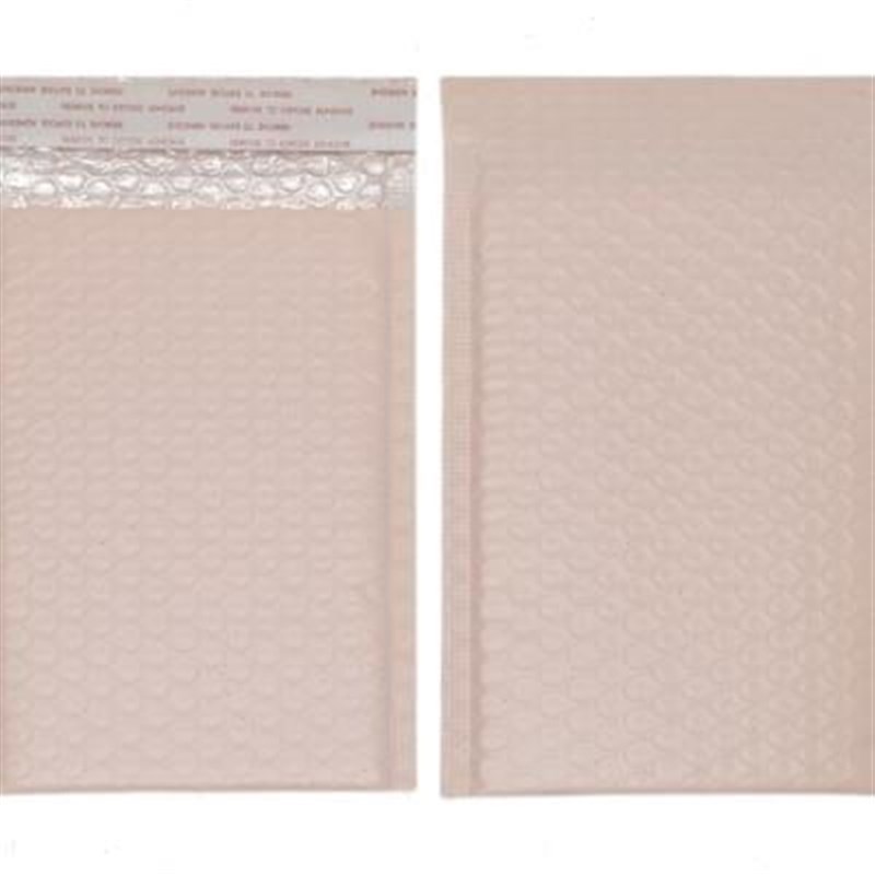 裸粉色气泡自粘加厚防水防摔物流快递服饰首饰打包泡膜信封袋定u.