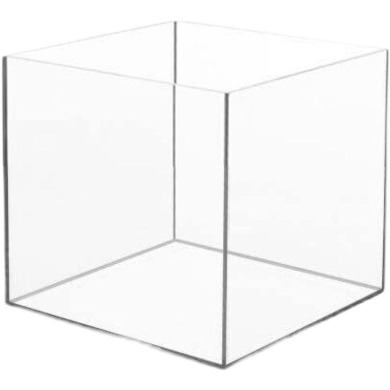 亚克力展示盒透明包装盒收纳盒若态若来diy艺术小屋房子防尘罩子