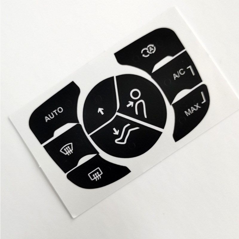 雪铁龙C4L自动空调控制面板开关AC暖风调节按键车贴按钮掉漆修复