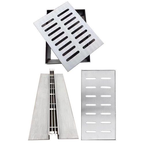 定制线性排水沟盖板不锈钢井盖雨水篦子沙线井盖隐形装饰井盖加工