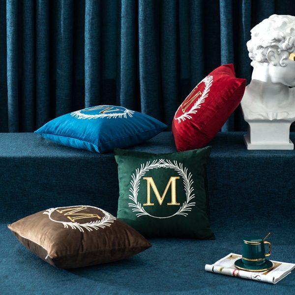 荷兰绒轻奢抱枕沙发靠枕办公室护腰枕床头靠垫大靠背定制抱枕套,居家布艺,蒲团,淘宝优惠券,粉丝福利购,淘宝优惠卷