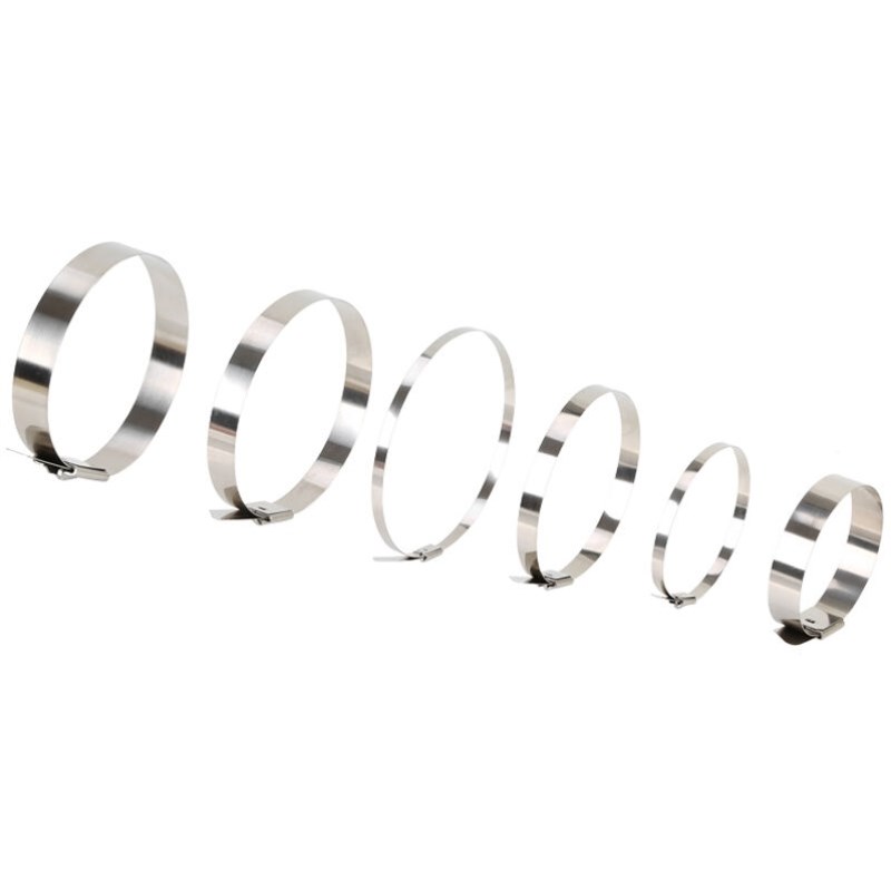 伏兴滚珠自锁式304不锈钢扎带v船用金属捆扎带标牌扎带7.9*250mm1