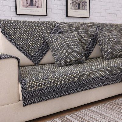 定制新中式实木沙发垫子棉麻全包沙发巾罩简约沙发套坐垫四季通用,居家布艺,沙发垫,淘宝优惠券,粉丝福利购,淘宝优惠卷