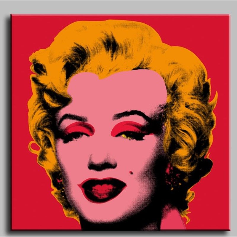 玛丽莲梦露 Andy Warhol 安迪沃霍尔 装饰画波普艺术时尚简约挂画