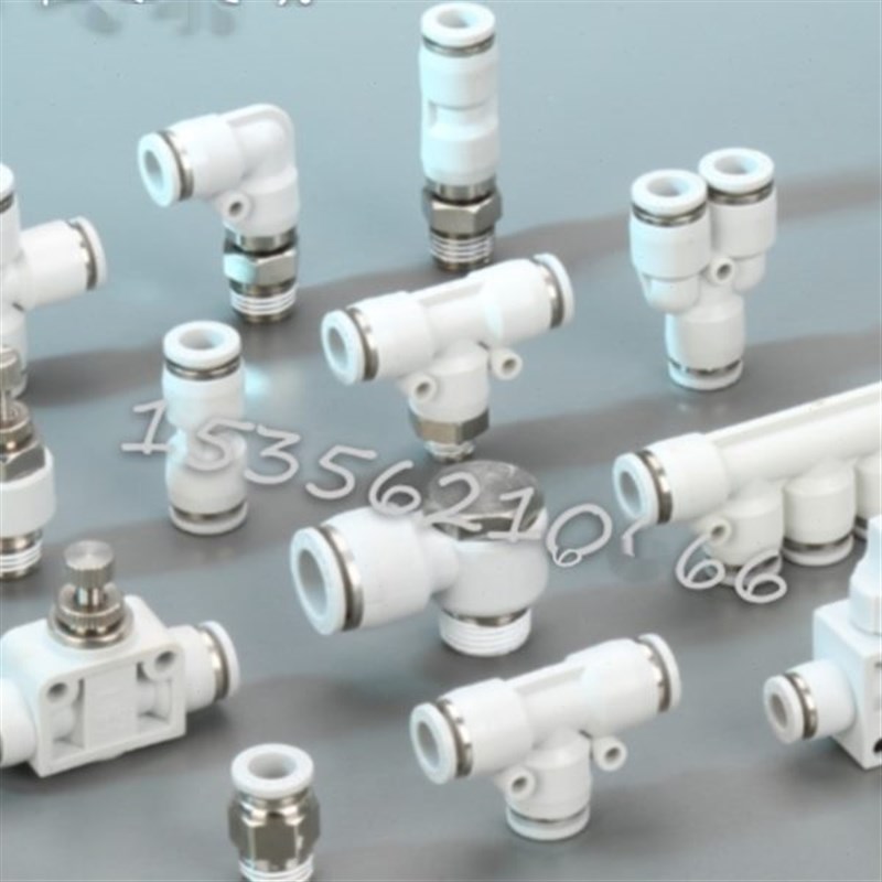 快插内螺纹直通PCF气动快速气管接头4-M5/6-01/8-02/10-03/12-04