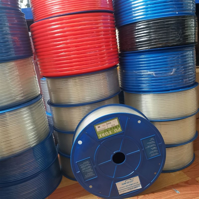 源头耐压pu8*5透明气管蓝色木工线气气泵气动软管空压机气管汽管