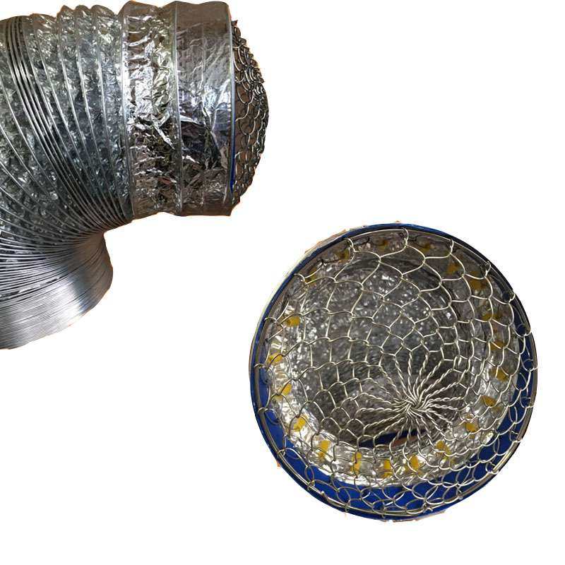 抽油烟机排烟管防老鼠网铝箔管道防鸟网罩防护网不锈钢手工制网片