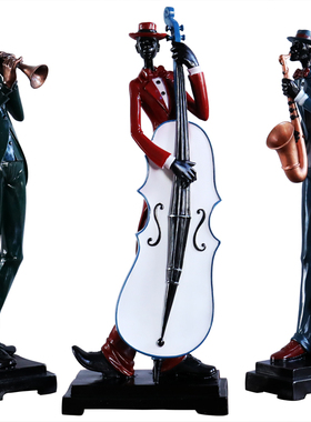 欧式立体黑人装饰摆件创意家居客厅办公室电视柜玄关桌面摆设礼品